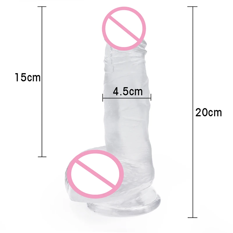 Огромный Кристальный фаллоимитатор 7 87 дюйма для женщин секс игрушки G spot не