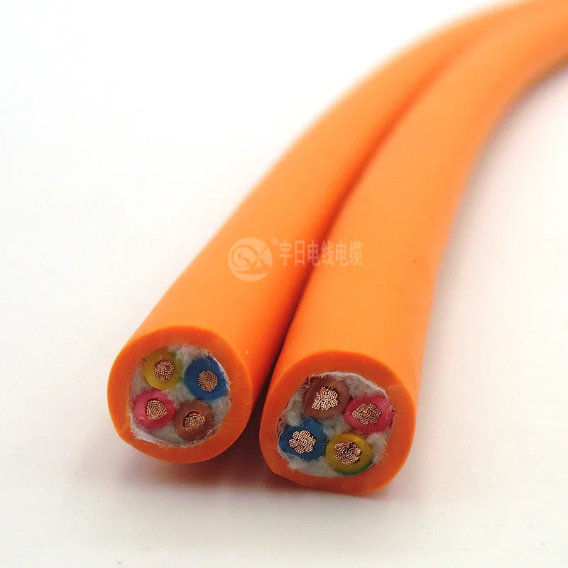 Кабель питания 4-жильный сверхгибкий 0 5 75 1 2 мм² оранжевый м (20 19 17 15 14 13awg)