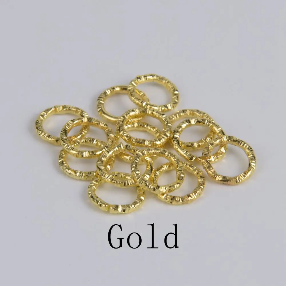 20-100Pcs/Lot Diy Jewelry Finding Accessories Jump Rings Round Twisted Open Split Connectors For Diy Jewelry Making Supplies images - 6