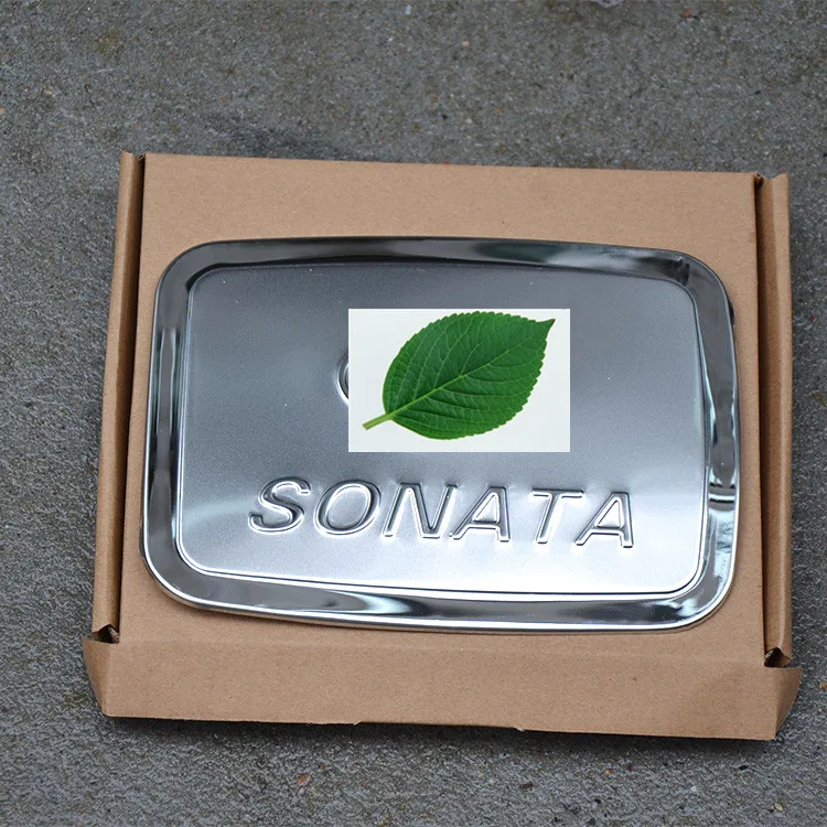 

Stainless Steel Fuel Cap Tank Cover 1PC/SET Car Covers External Automobile Parts For 2011-2015 Hyundai SONATA