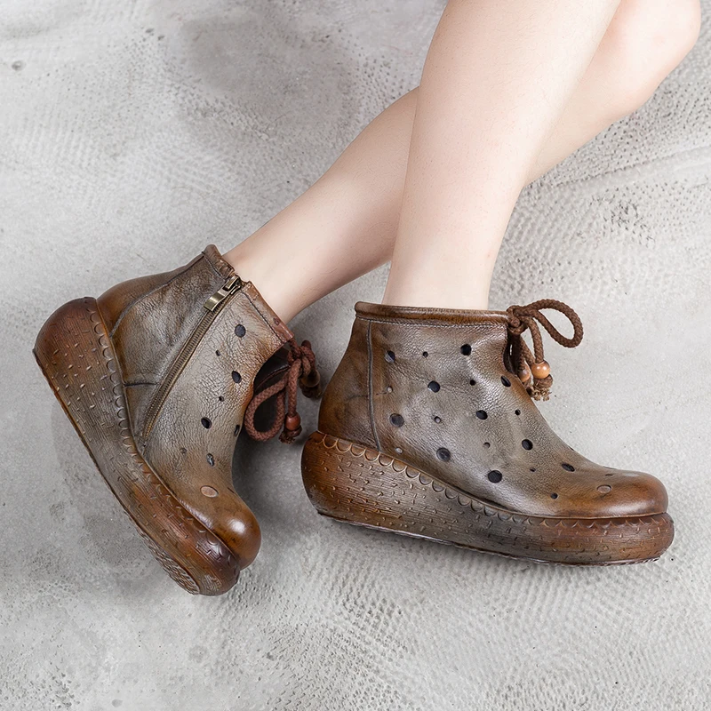 Женская обувь из натуральной кожи коллекция 2019 года сезон осень Новинка