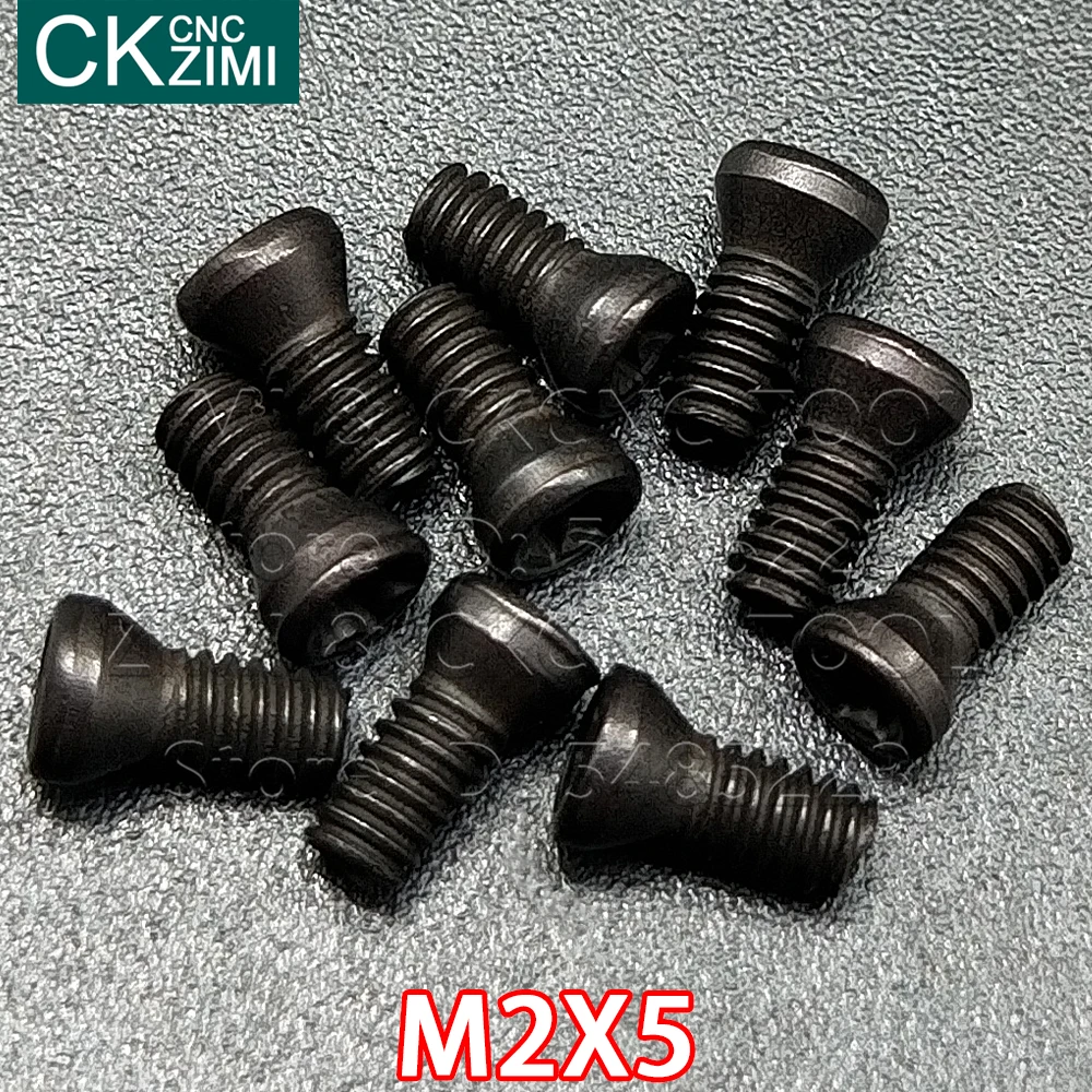 

M2 * 5 мм M2X5 винт с ЧПУ вставной винт Torx для замены карбида вставки токарный станок с ЧПУ инструмент Резак Инструменты держатель аксессуары токарный инструмент