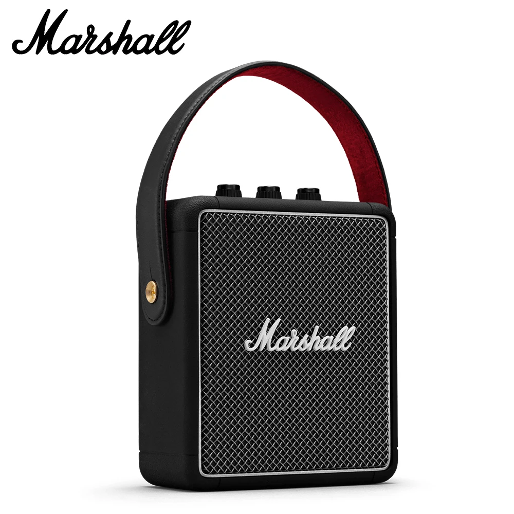 

Портативный Bluetooth-динамик Marshall Stockwell II 5.0, беспроводная уличная дорожная Колонка IPX4, водонепроницаемая колонка с глубокими басами и сабвуфер...