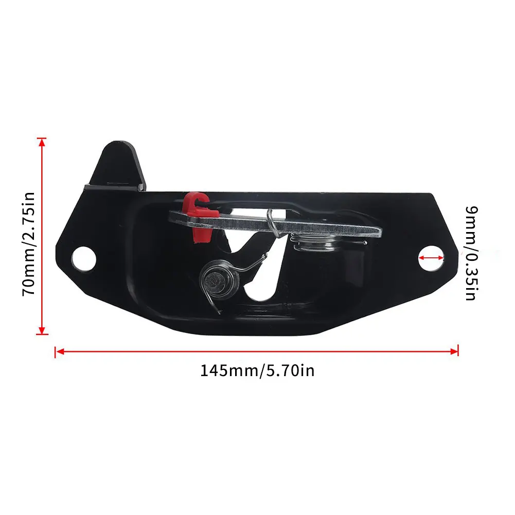 

Left & Right Tailgate Latch Lever Rear Gate Lock Latch with Striker Bolt for 1999-2007 Chevy GMC Sierra Cadillac Hummer 15921948