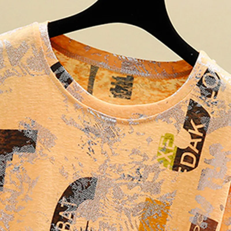 

Short-sleeved t-shirt women 2021 new summer Korean version ins students loose wild Harajuku style half-sleeved top women