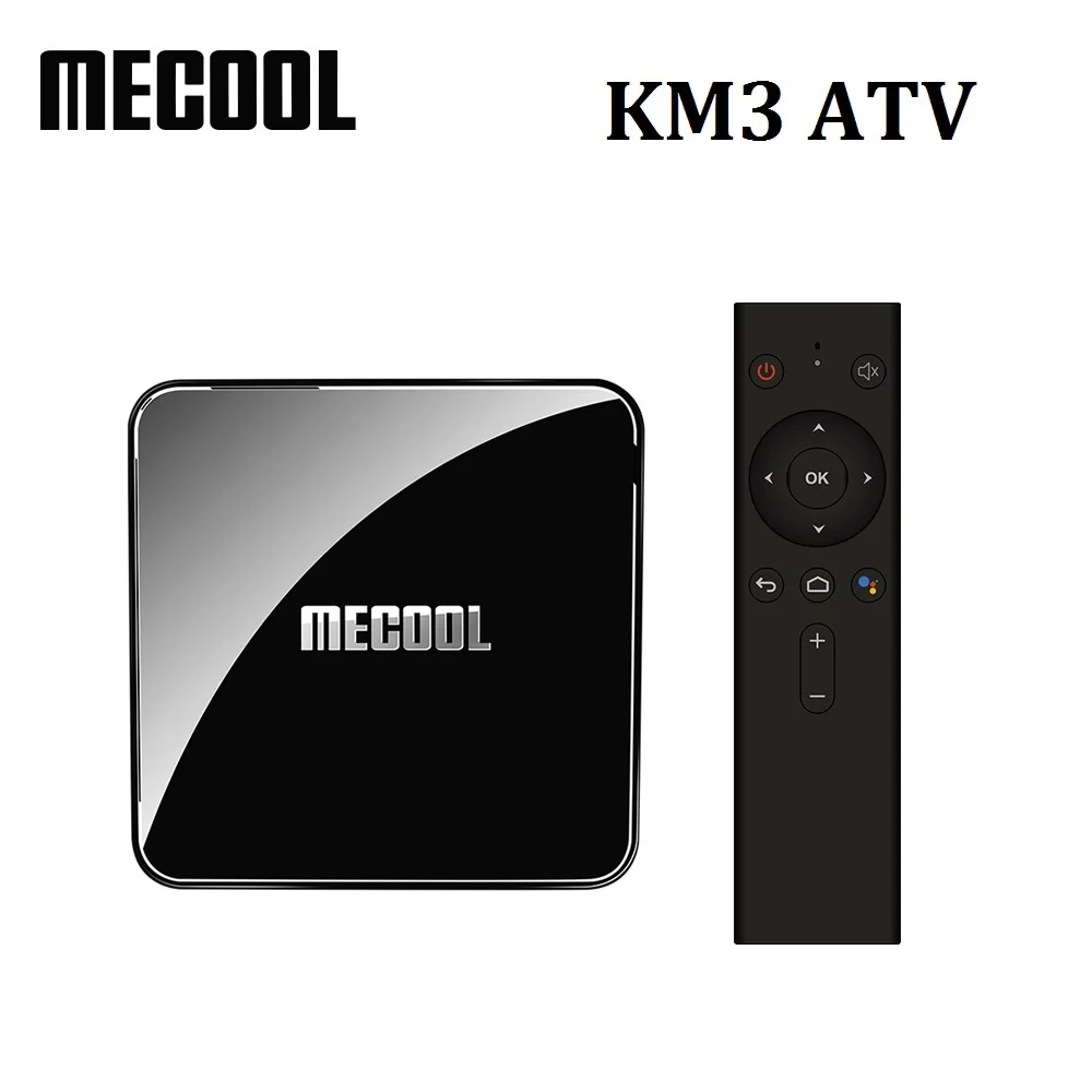 MECOOL KM3 в ТВ Android 10 0 Google Сертифицированный коробка 4 Гб 64 128 Amlogic S905X2 медиа