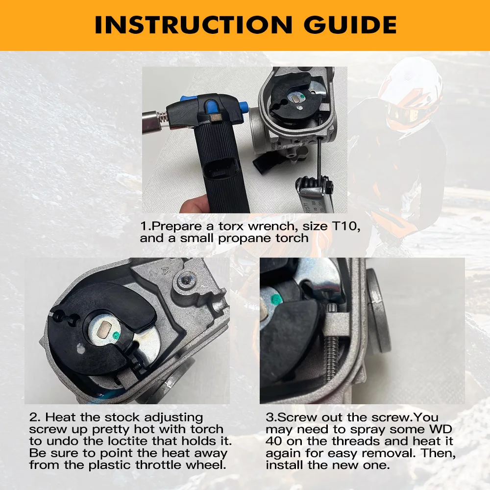 Карбюратор NICECNC винт для регулировки скорости холостого хода Husqvarna TE250i TE300i 2018-2022