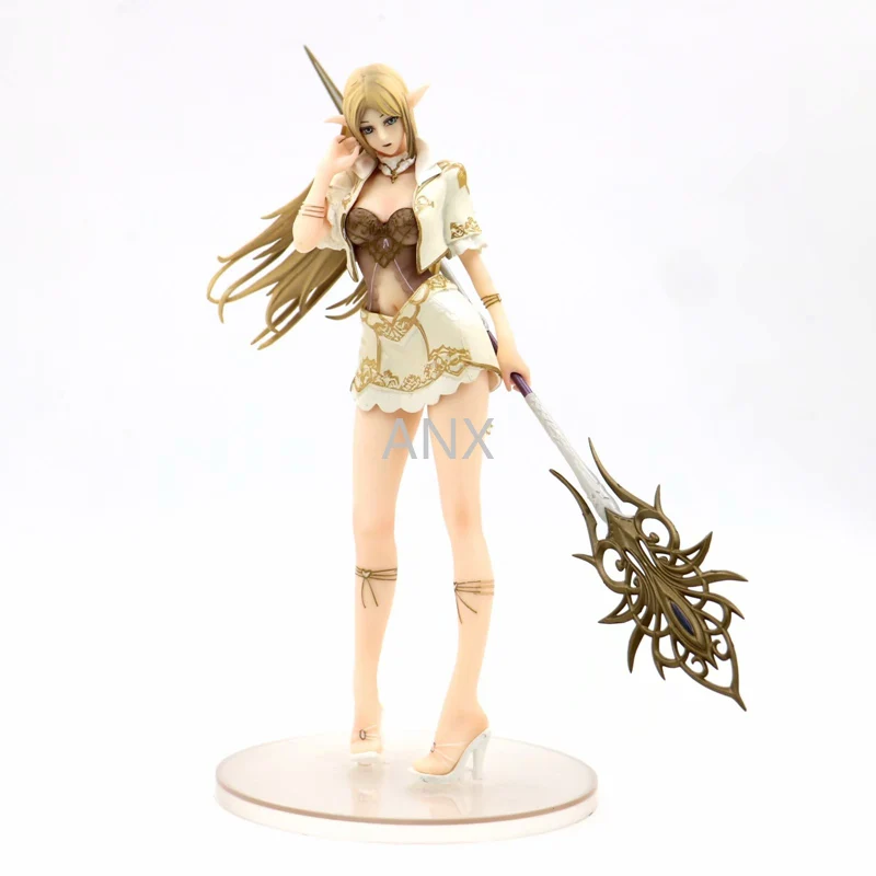 Меч может быть заменен аниме фигурой Lineage Heaven 2 Elf Female Mage 24 см ПВХ сексуальная