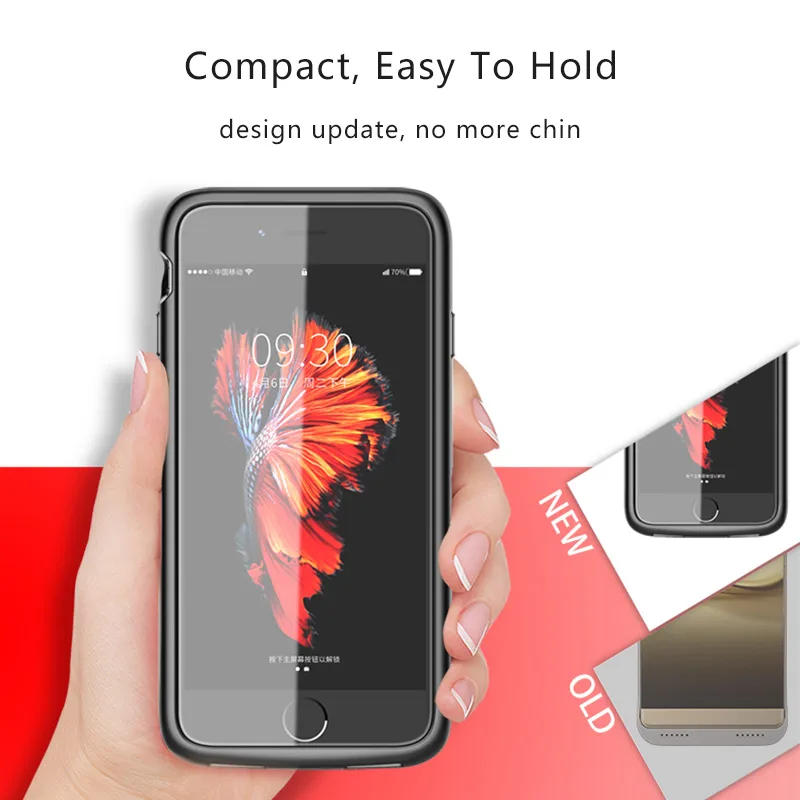 Чехол с зарядным устройством для iPhone 6 Plus 6s 7 8 SE | Мобильные телефоны и аксессуары