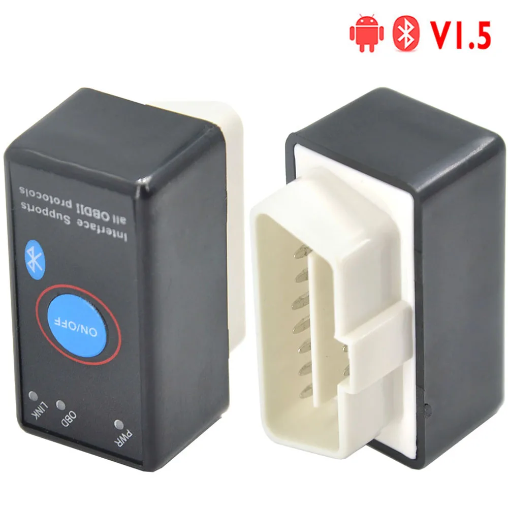 ELM327 V1.5 PIC18F25K80 чип OBD2 считыватель кодов Bluetooth выключатель питания вкл/выкл 12 В OBDII