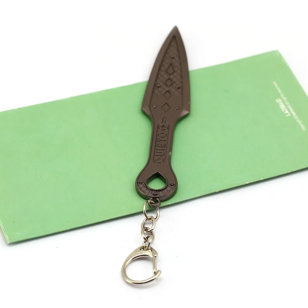 

Game Apex Legends Keychain Men Metal Evil Spirit Dagger Weapon Knife Key Chain Car Vintage Keyring Women llaveros Jewelry New