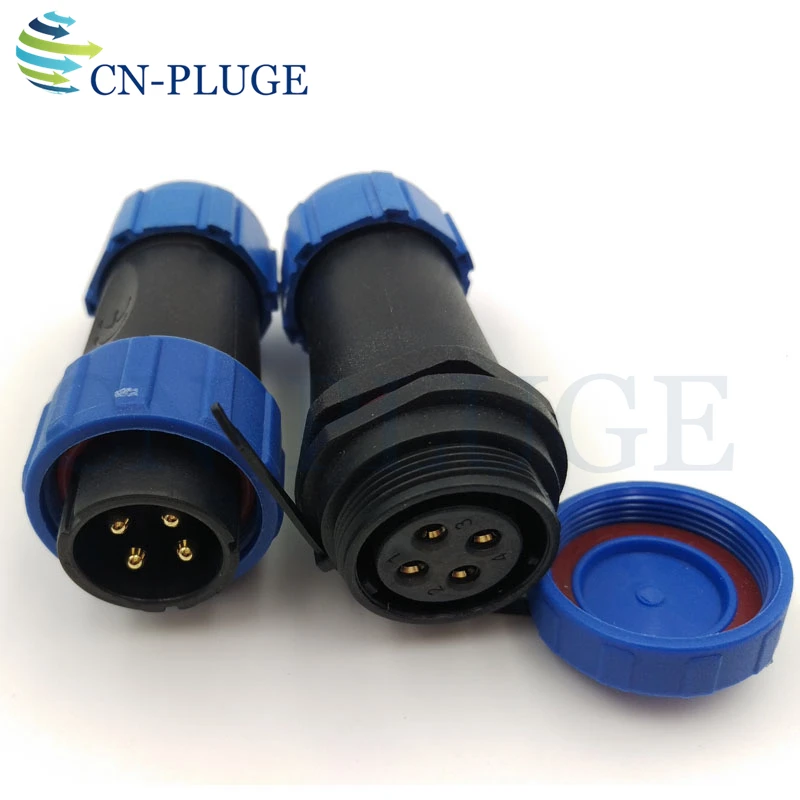 SP2110/P SP2111/S IP68 Водонепроницаемый 4 контактный авиационный разъем штепсельная
