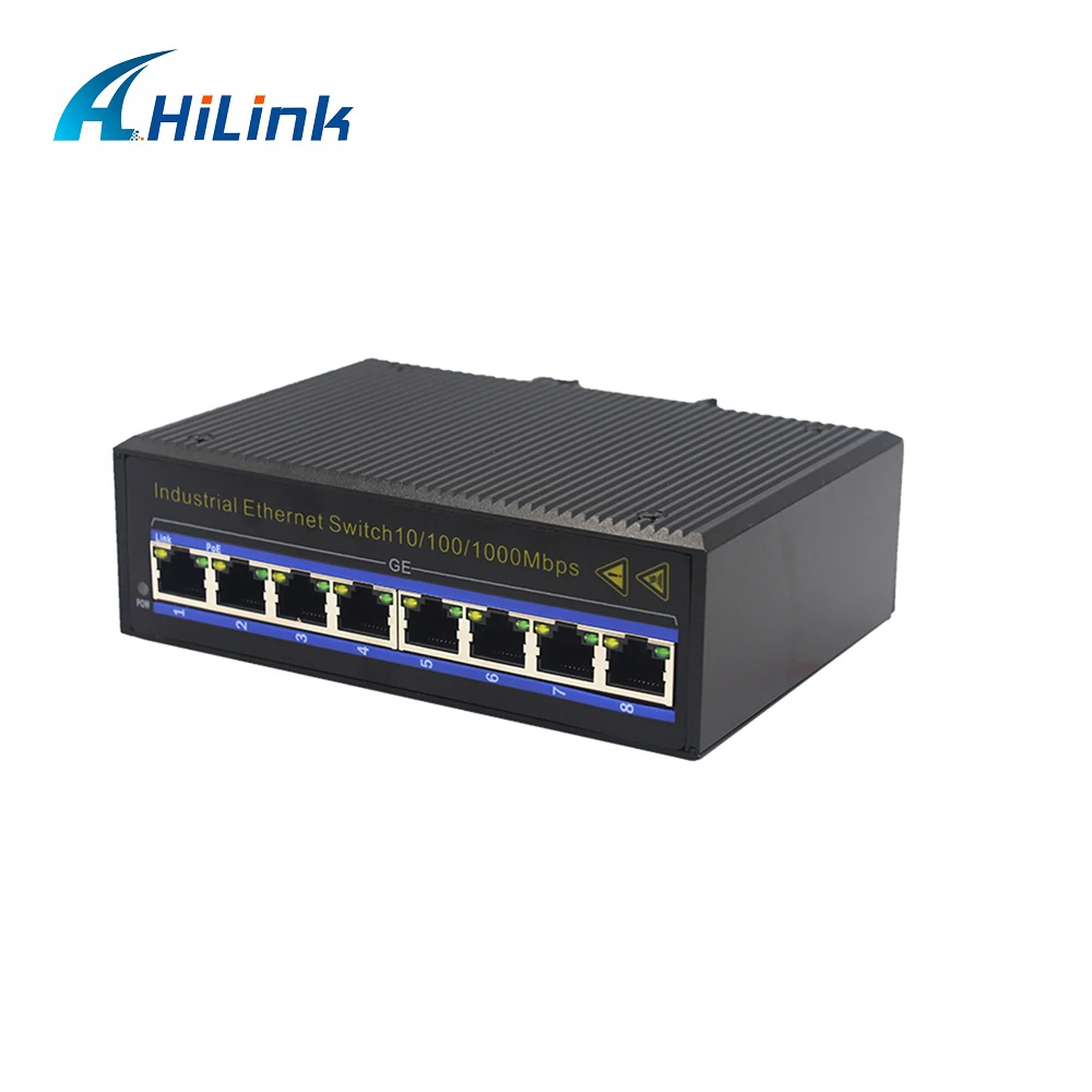 8 портов 10/100/1000 Мбит/с Ethernet управляемый промышленный Класс