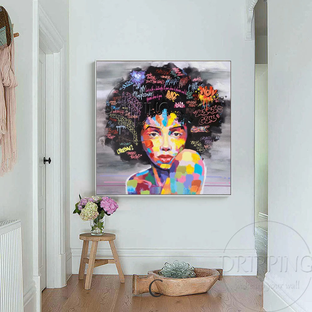 Поп Изобразительное искусство уличный стиль американская черная женщина