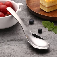 stainless steel soup spoon multi function large ladle with long handle rice spoon for dinnerware