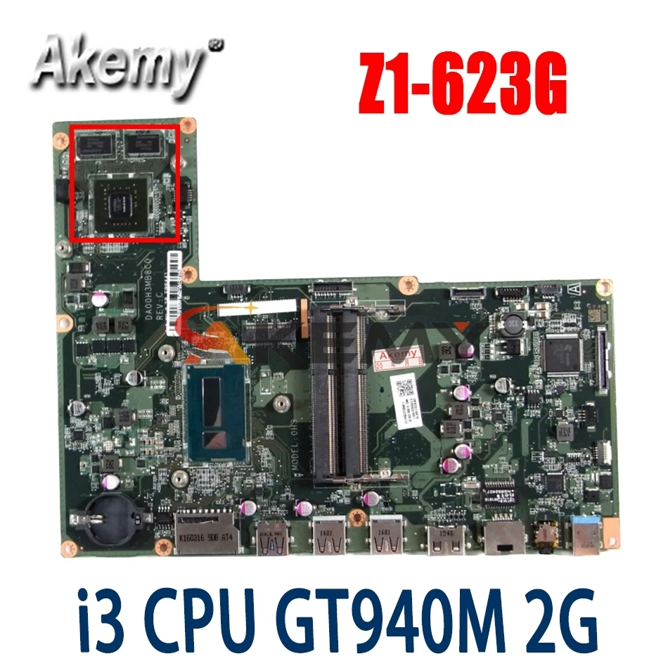 

AKemy материнская плата для ноутбука ACER Aspire E1-623 i3-4005U материнская плата DA00H3MB8C0 SR1EK N16S-GT-S-A1DDR3