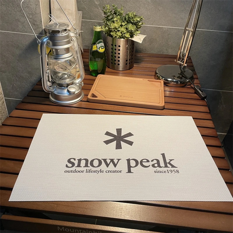 Туристический брендовый коврик для посуды Snow Peak водонепроницаемый Настольный из