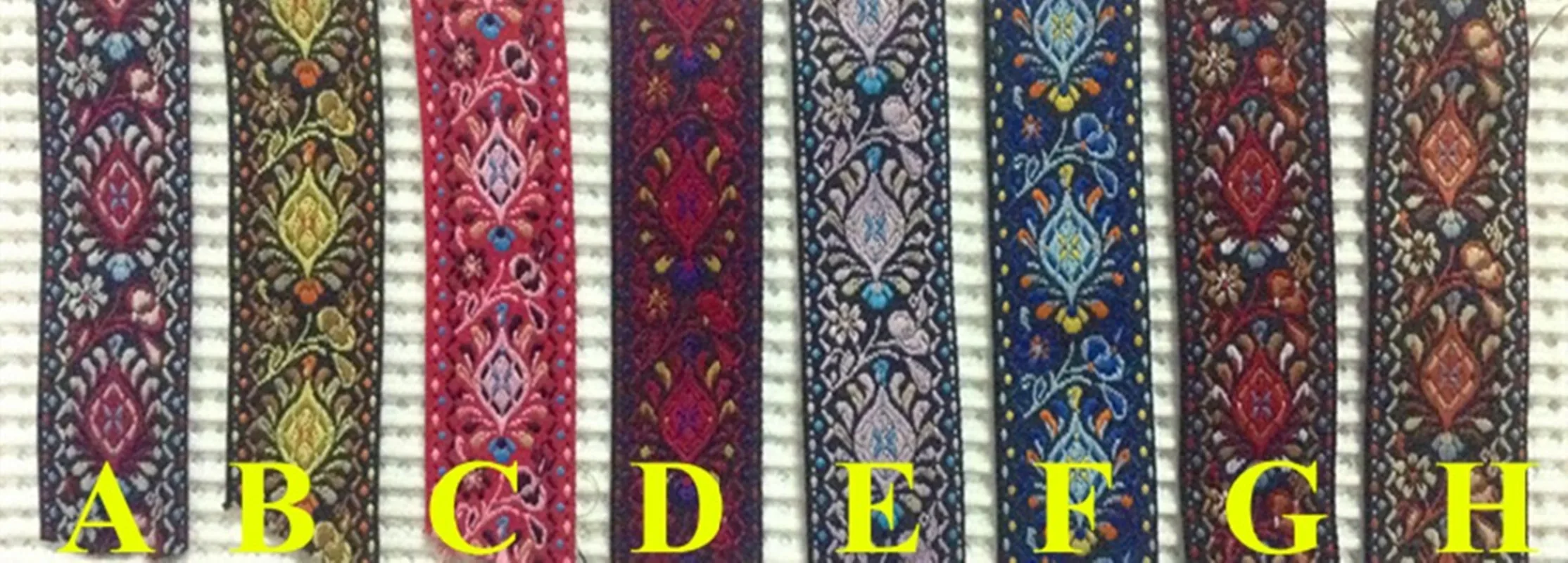 3 см Классическая жаккардовая плетеная тесьма в национальном стиле народная