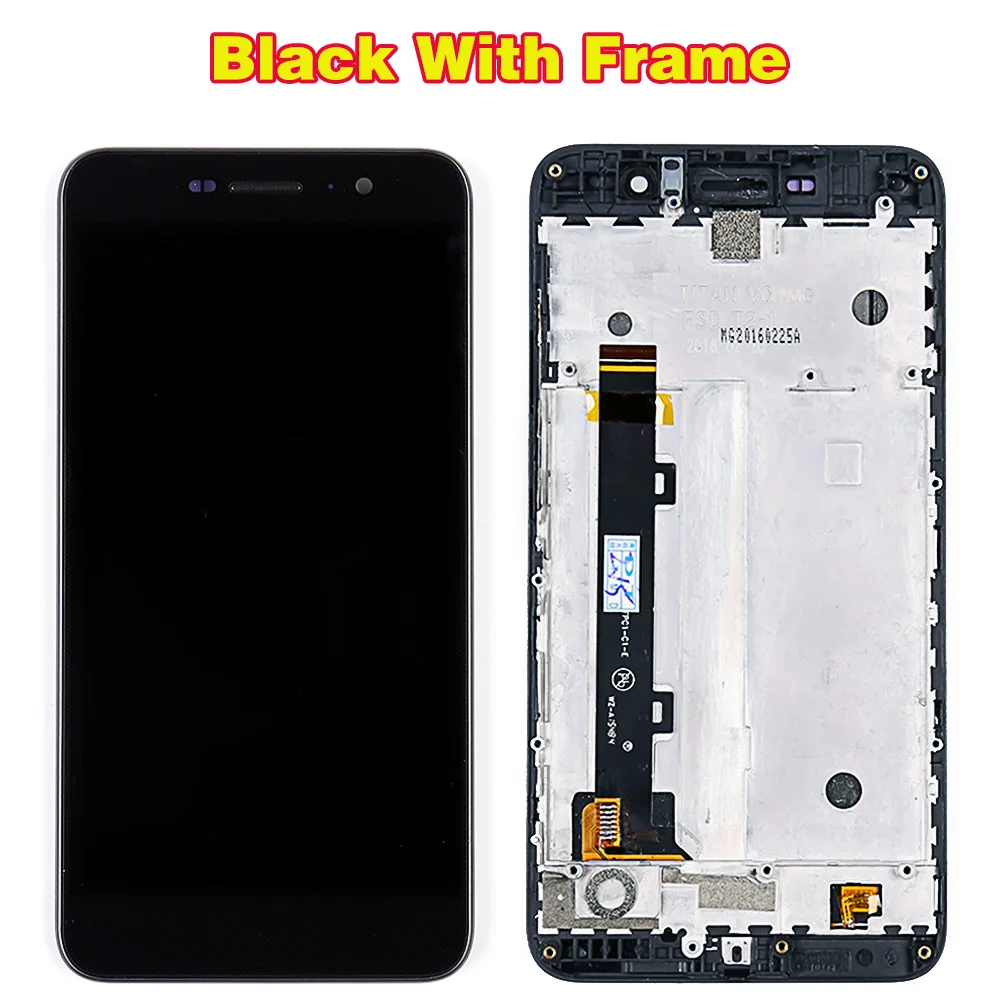 Black with Frame По сделке команда 5,0 дюймов ЖК-дисплей для huawei honor 4c pro TIT-L01 кодирующий преобразователь сенсорного экрана в сборе сменная рамка с бесплатными инструментами - Цвет: Black with Frame