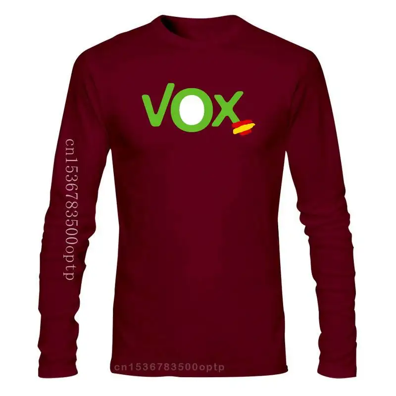 

Новая Camiseta-Футболка-Roly Con Logo Vox Espa Футболка на заказ