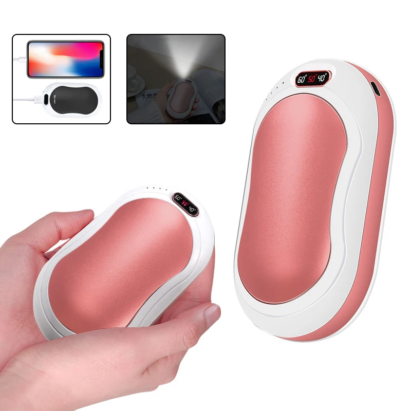 

New USB Electric Winter Hand Warmer for Hanging Out Travel Cute Power Bank 10000 MAh Hand Warmer Proable Pocket Hand Heating