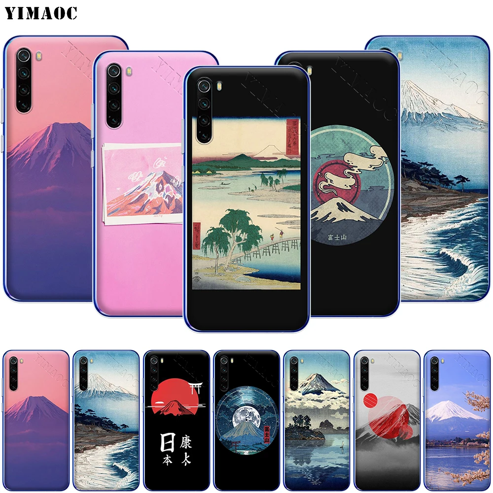 Чехол для телефона YIMAOC Mount Fuji Xiaomi Redmi Note 8 8A 7 6 5 5A Pro 4X 4A Prime Plus|Бамперы| |