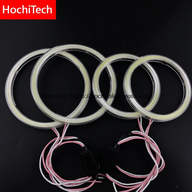 Для Mitsubishi Challenger Montero Sport 2008-2016 COB Светодиодный дневной светильник Белый Halo Cob Led Angel