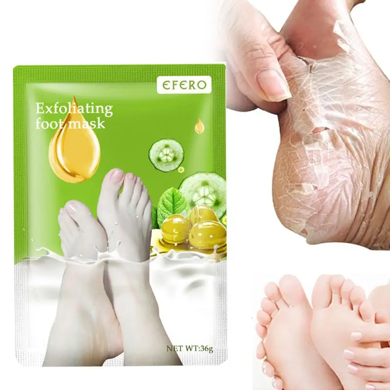 1 пара оказывающего отшелушиващее и смягчающее действие на педикюрные носочки