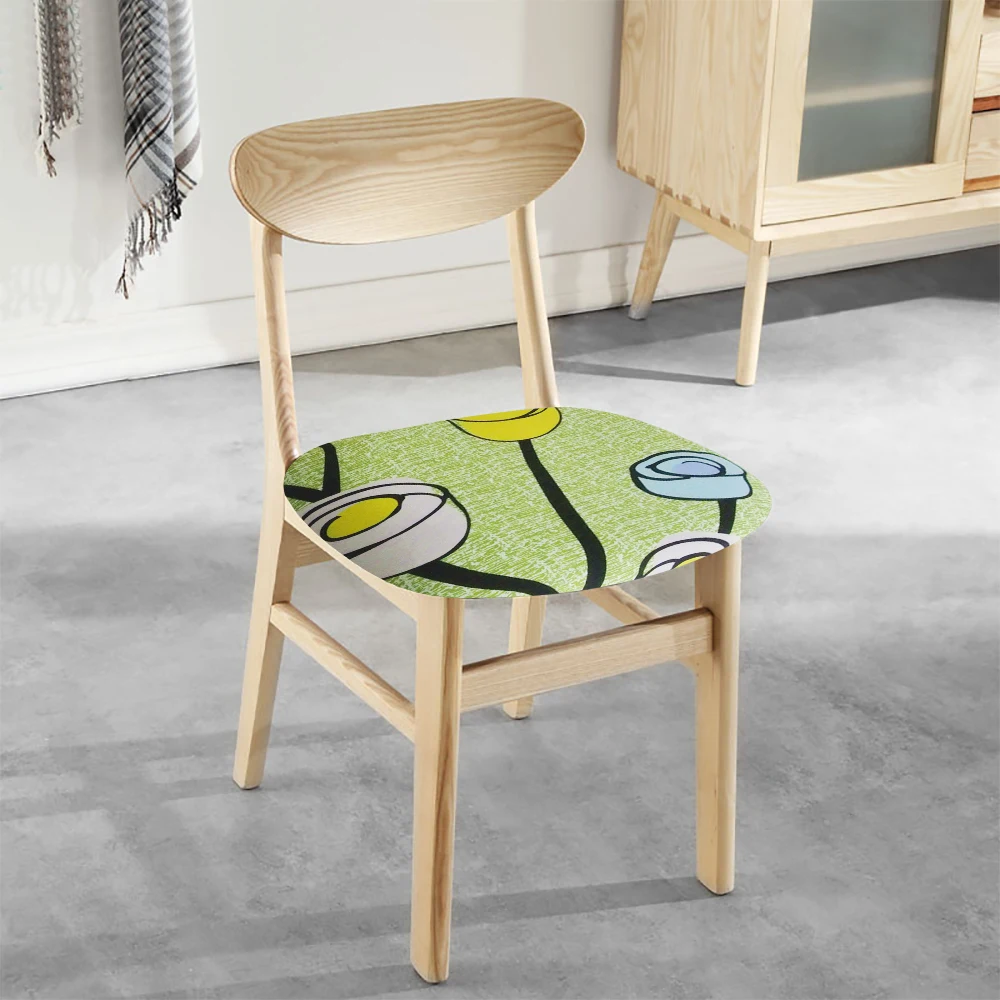 Съемные эластичные чехлы для стульев из спандекса с капюшоном столовой