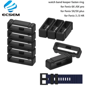 Ремешок для наручных часов, застежка-кольцо для Garmin Fenix 3hr 6X pro, силиконовая резиновая фиксированная петля для держателя ремешка смелого спуска MK1