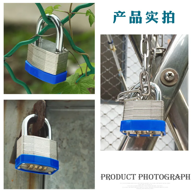 

New Large Four-digit Melaleuca Lock Bottom Combination Lock Padlock Combination Padlock keypad door lock