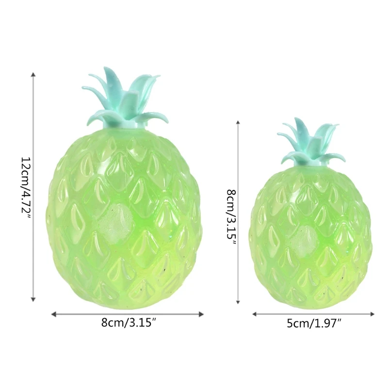 

Fruit Stress Balls Toy Pineapple Anti Stress Ball Pressure Balls Fidget Sensory Toys Decompression Tropic Fruit Toy