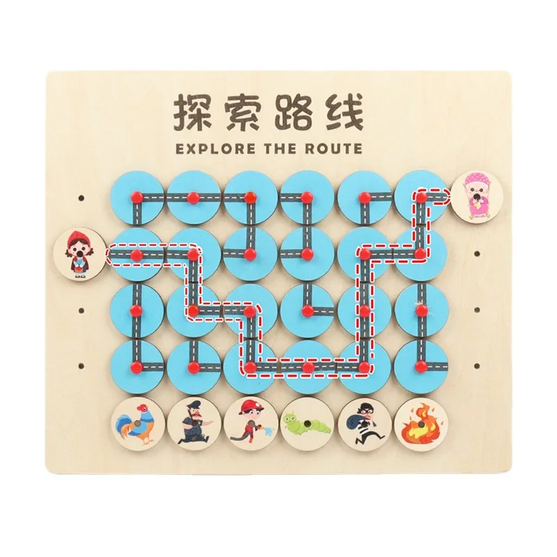 

Children's toys, exploring, finding routes, maze walking games, early education, educational teaching aids