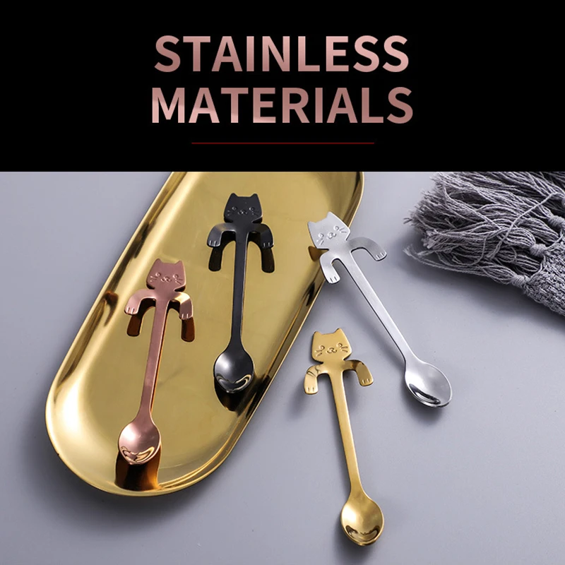 Подвесная чашка из нержавеющей стали 304 кофейная ложка кружка чайная с