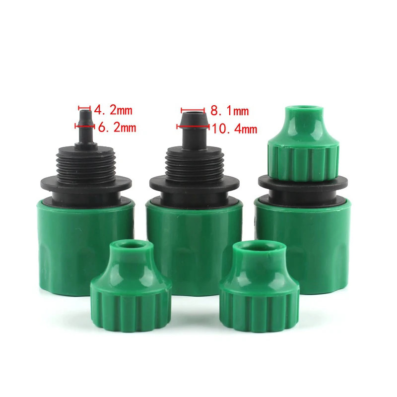 

2pcs 4/7 8/11mm Garden Hose Quick Connector Faucet Tap Adapter 1/2 3/8 Inch Garden&Agriculture Irrigation 4mm Water Pipe Joints