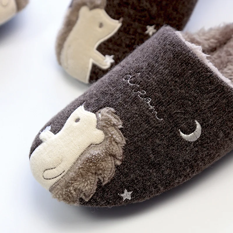 

Winter Women Slippers Cute Animal Unicorn Fur Indoor Home Shoe Female Girl Slides Nonslip Memory Foam Cotton House Slippers
