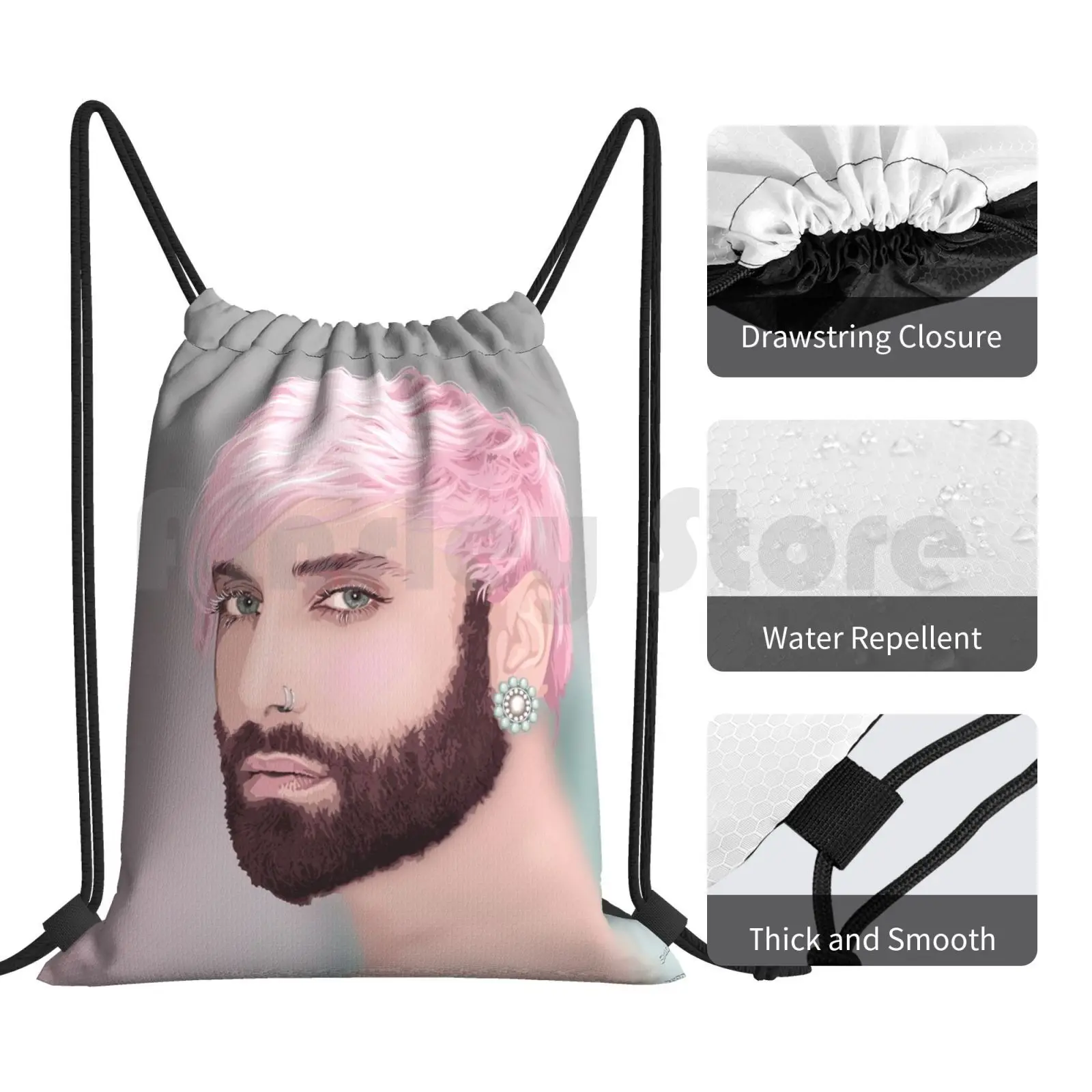 Рюкзак на шнурке Lovemachine 1 сумка для верховой езды скалолазания спортзала Conchita Wurst