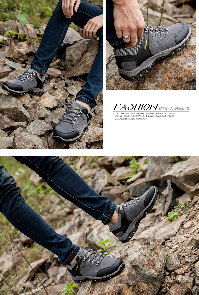Новинка года; мужская повседневная обувь; Zapatos de Hombre; удобная Водонепроницаемая уличная походная обувь; сезон весна-осень; резиновые кроссовки