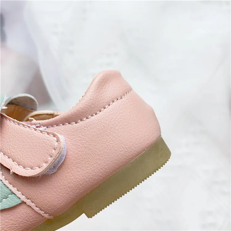 Новинка весны 2020 кожаная обувь для девочек Корейская Мягкая Детская принцессы