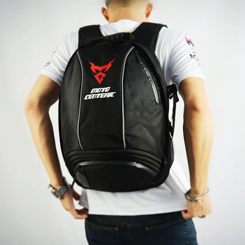 Черная Мужская мотоциклетная сумка водонепроницаемый мотоциклетный рюкзак