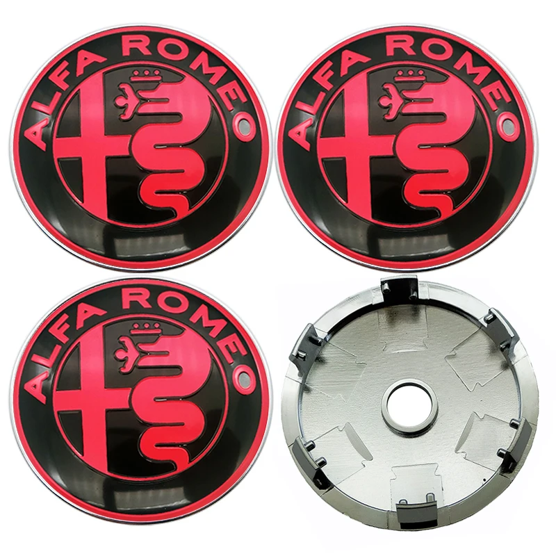 1 шт. автомобильный Стайлинг 60 мм Ступица колеса Пыленепроницаемая Крышка для Alfa