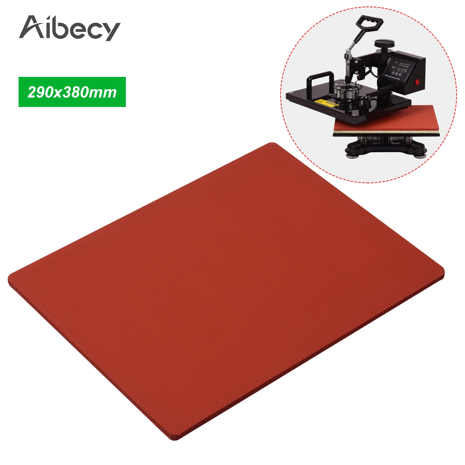 Aibecy термопресс ing матовый силиконовый коврик термостойкая пластина для