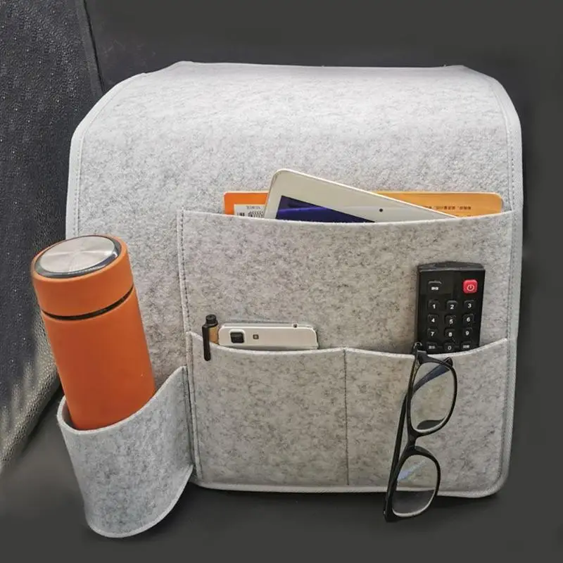 Войлочный прикроватный органайзер для хранения сумка кровати стола дивана