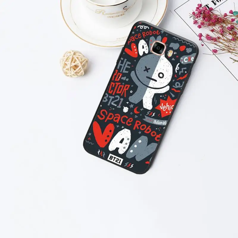 

Luxury cute cartoon BT21 for samsung A10 coque fundas etui for samsung galaxy A30S A40 A50 A51 A70 A71 note 8 9 10 cases cover