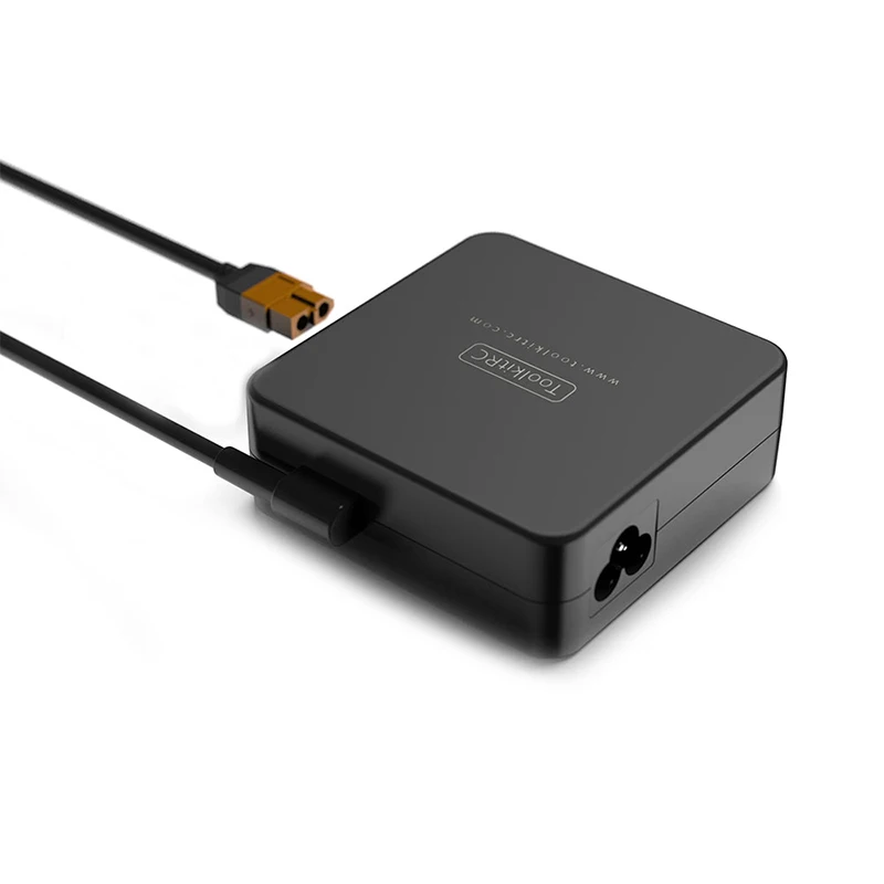 ToolkitRC AC/DC адаптер питания 100 Вт Выходная мощность XT60 EU US Plug AC 100-240V 50/60Hz для RC LiPo