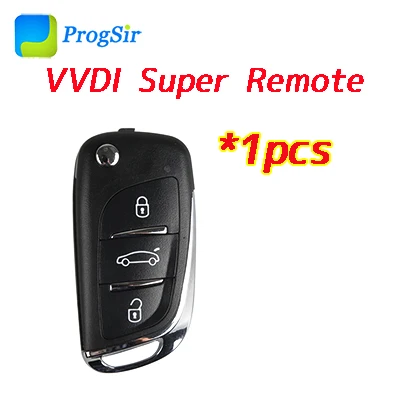 1piece Супер дистанционный ключ Xhorse VVDI для управления DS с электронным чипом Super XT27 внутри может использоваться как супер чип ID XEDS01 - Цвет: 1piece