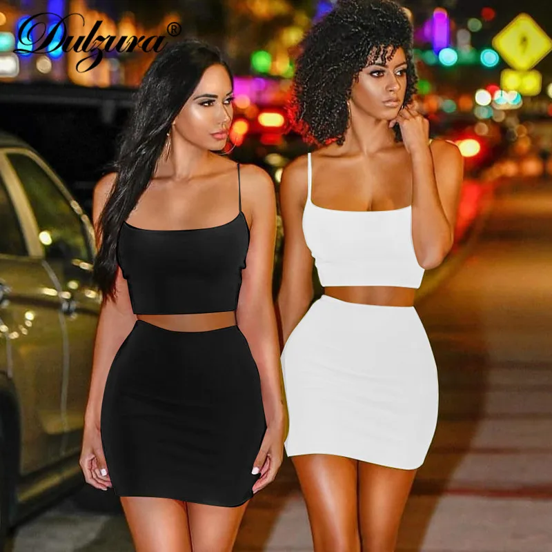 Dulzura 2020 летнее летний лето женское комплект из двух предметов юбка сексуальные