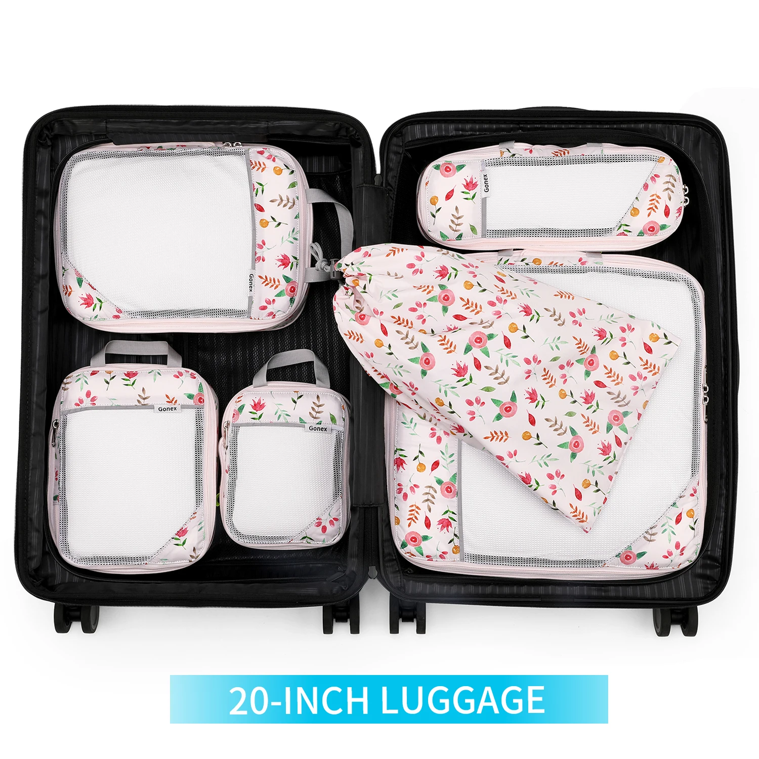 6 шт. дорожный компрессионный Набор кубиков из водоотталкивающего