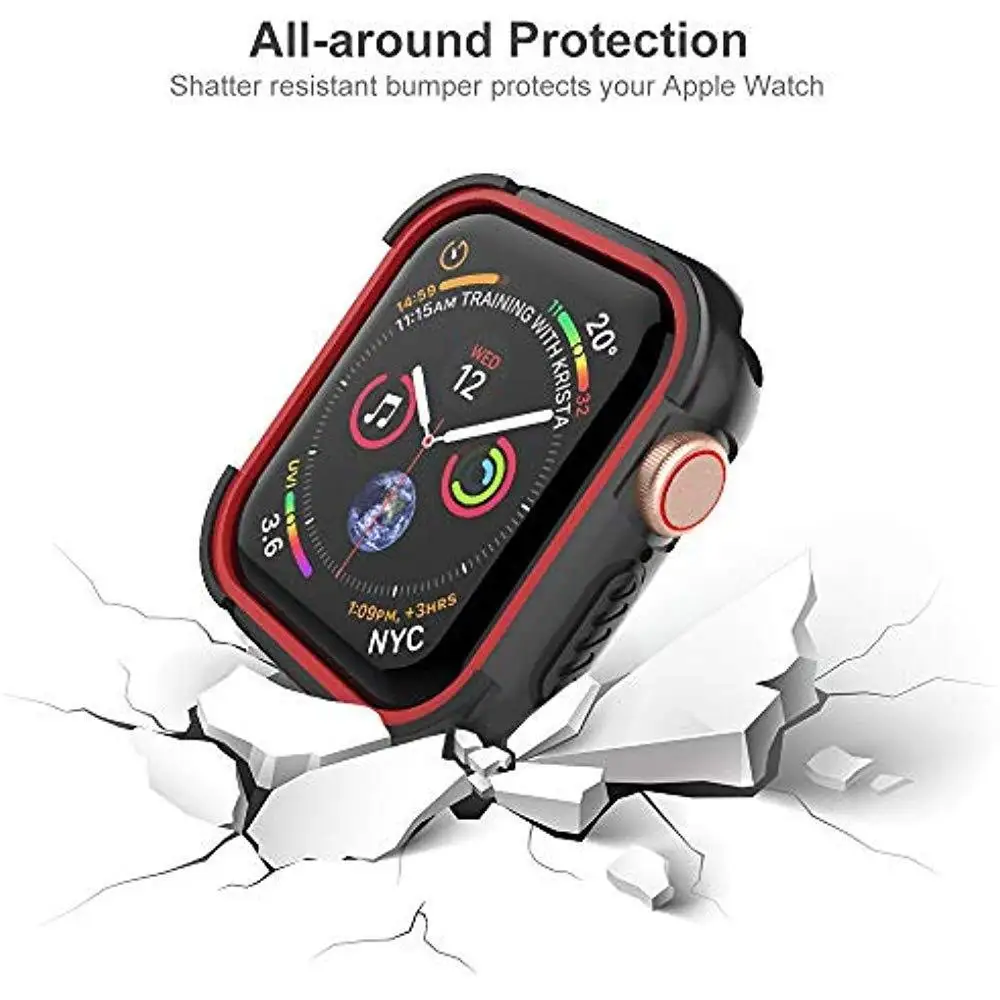 Чехол для часов Apple Watch 5/4/3/2/1 40 мм 44 Мягкий силиконовый чехол в стиле Ni ke iWatch Series 5 4 3