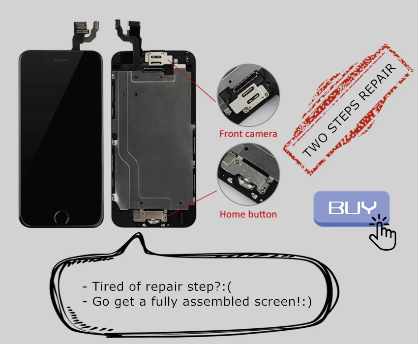 Класс AAA+++ для iPhone 6 6S 7 8 Plus lcd с 3D сила кодирующий преобразователь сенсорного экрана в сборе для iPhone 5 5S дисплей без битых пикселей